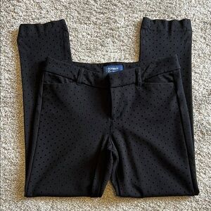 Old Navy Pixie Black Polka Dot Pants